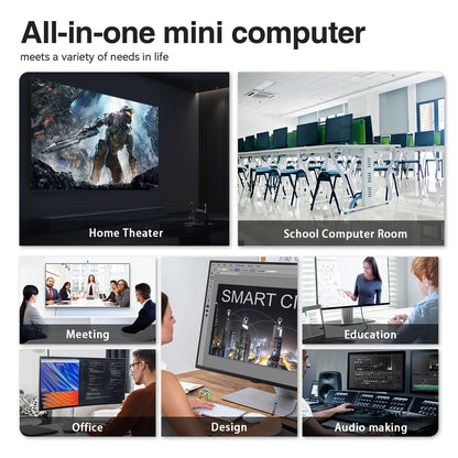 TRIGKEY S5 AMD Ryzen 5 5500U Mini PC, 5500U (6C/12T, Up to 4.0GHz) Micro Computer, 16GB DDR4 3200MHz| 500GB M.2 2280 NVME SSD, Small PC 4K Triple Displays, WiFi 6+BT5.2+2.5G LAN, DP/HDMI/USB3.2 * 3
