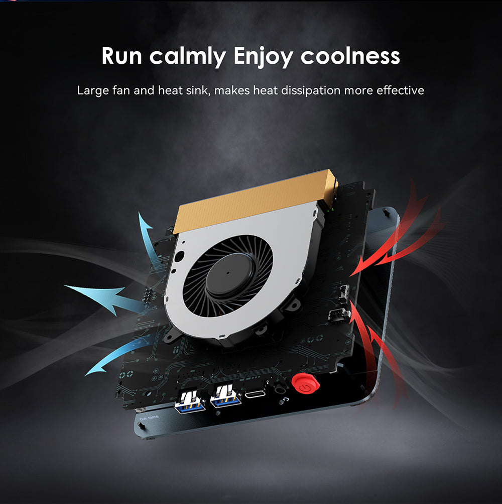 TRIGKEY Speed S5 5700U Mini PC Ryzen 7 W11 Pro Desktop AMD 8C16T 5700U –  Trigkey